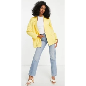 ASOS Blazer Tailored Yellow 8 Tall - Picture 1 of 11