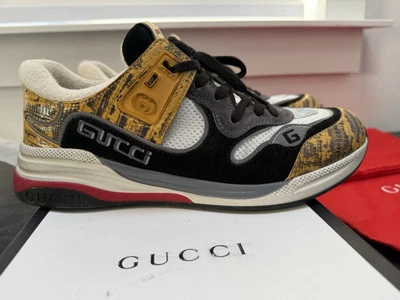 Gucci Ultrapace 'Tejus Amarillo Impreso' Talla 9  Foto 1 de 4