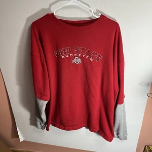 Vintage Y2k Ohio State Buckeyes Shirt Thermal Long Sleeve Men’s 2xl - Picture 1 of 8