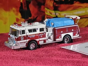 VINTAGE CODE 3 Harrison, NY Fire Dept Mack CF Pump Engine 11 BEAUTIFUL FIRETRUCK - Picture 1 of 24