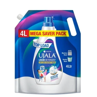 Ujala Top Load Liquid Detergent Mega Saver 4L Refill Pack - Image 1 of 4