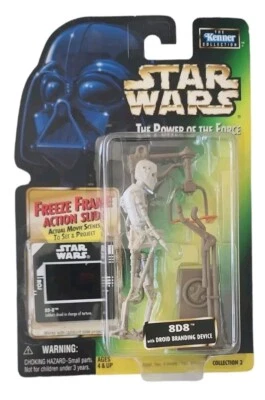 Figura de acción Hasbro Star Wars Power of the Force (POTF) 8D8 Freeze Frame nueva en caja Foto 1 de 2