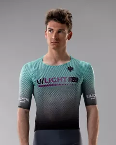 Maglia Ciclismo Bianchi Milano Estiva Superleggera Celeste NO ZIP Taglia XXL - Bild 1 von 7