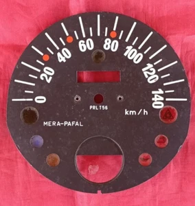MERA-PAFAL PRL T56 FONDELLO CONTACHILOMETRI FIAT 126 KM/H 140 DIAL ODOMETER - Foto 1 di 4