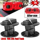 20L Fuel Tank Red Can Gasoline Pack Gas Container 5Gal / Lock for JEEP ATV SUV