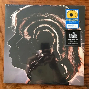 The Rolling Stones Hot Rocks 1964-1971 Album New 2LP Walmart Exclusive Gold Viny - Picture 1 of 3
