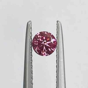 3.03 CT's CVD Diamond Fancy Intense Pink Color Round Cut VS1 IGI Certified S2 - Picture 1 of 4