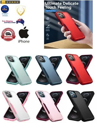 Funda resistente a prueba de golpes de PC + TPU para iPhone alta calidad Sydney Stock  Foto 1 de 4