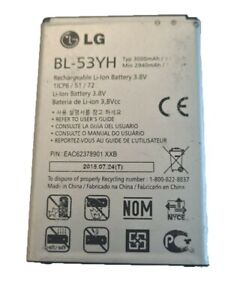 Bateria LG BL-53YH LG G3  D855/ D830 D851 usado D850