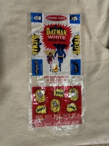 BATMAN & ROBIN 1966 GOLDEN STATE WHITE BREAD BAG : UNUSED - Lite Wear Bx35 - Picture 1 of 11