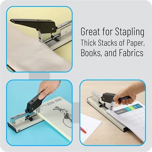 Heavy Duty Stapler - 1000 Staples, 100 Sheet High Capacity - Picture 1 of 12