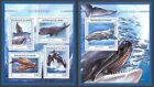Stc541 Niger 2016 Mnh 2 Sheets High Cv Marine Fauna Fishes Whales