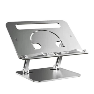 Alloy Adjustable Laptop Cooler Stand Tablets Pad Cooling Riser Rack Aluminum - Afbeelding 1 van 6