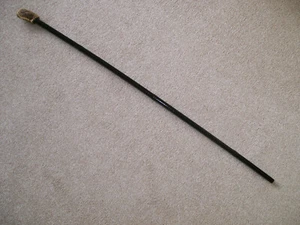 Elegant Bamboo Dress Cane Walking Stick Antler Handle VGC (54) - Picture 1 of 3