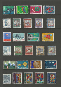 Switzerland 27 used stamps