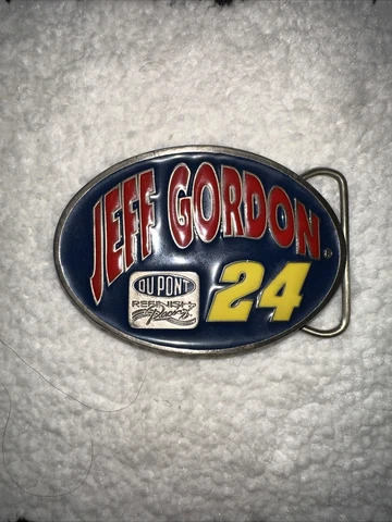 Vtg 1995 Nascar 24 Jeff Gordon Special Edition 4929 Belt Buckle Enamel USA MINT Cover