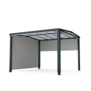 Pergola 3x3 Gartenpavillon Sonne Regen Schutz wetterbeständig pulverbeschichtet - Bild 1 von 7