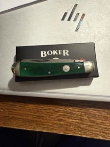 Boker Treebrand Green Bone Trapper 2-Blade BO110829 - Picture 1 of 7
