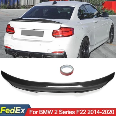 Fits BMW F22 220i 235i F87 M2 2014-2020 Duckbill PSM Trunk Spoiler Carbon Color Foto 1 de 4
