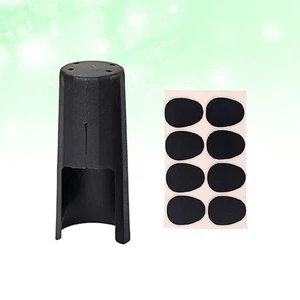 Pieza Lengua Saxofón Alto Soprano Boquilla Plásticos Accesorios Ligadura - Imagen 1 de 11