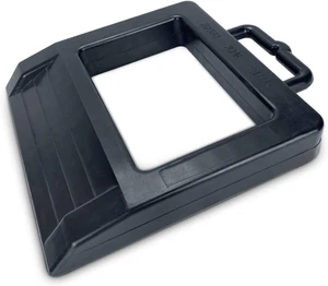 Rubber Pallet Jack Chock Heavy Duty Wheel Chock, Pallet Jack Stopper for Truck 1 - Picture 1 of 12