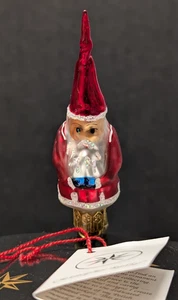 Radko Tiny St Nick rot Clip-On Weihnachtsmann Weihnachtsschmuck 95-029-1 EUC - Bild 1 von 4