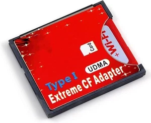 SD SDHC SDXC to CF Memory Card Adapter Reader Type I SD-CF - Bild 1 von 1
