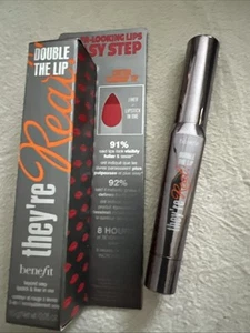 Benefit Cosmetics They're Real Double the Lip Lipstick & Liner, Revved-up Red - Picture 1 of 3