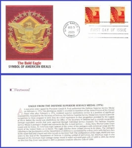 Combo 2 Eagle USA5 #3793a U/A Fleetwood FDC - Imagen 1 de 1