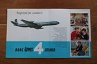 BOAC COMET 4 JETLINER - 1958 FOUR-FOLD BROCHURE / POSTER, SCARCE - VERY GOOD