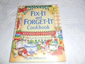 Fix-It and Forget-It Cookbook, Phyllis Pellman Good, PB, 2010, Revised -Updated - Foto 1 di 7