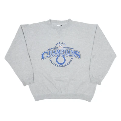 Sudadera De Colección PUMA Indianapolis Colts 1999 Champions Para Hombre Gris Años 90 EE. UU. XL Foto 1 de 4