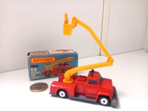 MATCHBOX LESNEY VINTAGE SUPERFAST NEW 13 SNORKEL FIRE ENGINE 241046 - Foto 1 di 6