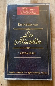 CLASSICS COLLECTION BEN CROSS READS LES MISERABLES VICTOR HUGO 2 AUDIO CASSETTES - Bild 1 von 3