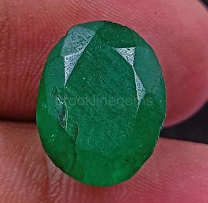 Green Emerald 11.80 Ct OVAL Cut Colombia EGL Certified Gemstone 5M8 - Picture 1 of 4