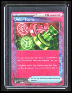 Unfair Stamp 165/167 Holo SV06: Twilight Masquerade Pokemon tcg CB-2-4-E-5 - Picture 1 of 7