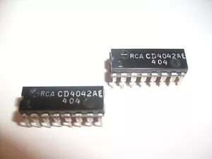 CD4042AE RCA IC Chips 2 pcs /01 - Picture 1 of 1
