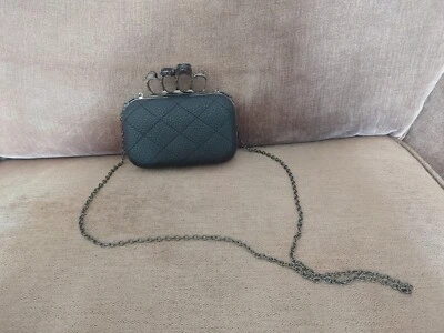 Punk/ Metal Skull Shoulder Bag Evening Black Skull Clutch Purse Handbag - Image 1 of 4