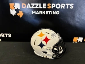 Steelers Troy Polamalu signierter Minihelm Mondfinsternis Beckett Echtheitszertifikat - Bild 1 von 1