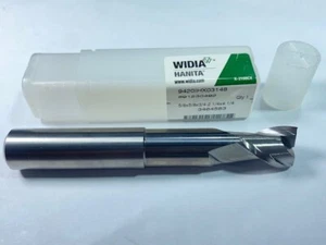WIDIA HANITA™ 5/8 Inch Solid Carbide 2 Flute End Mill - Picture 1 of 5