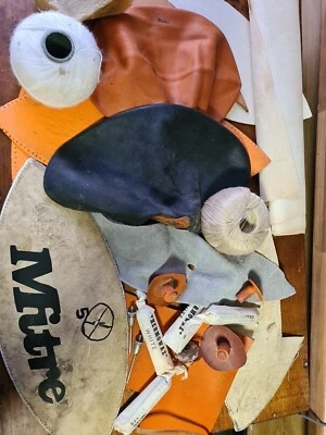 Rugby Ball Rubber Bladders  Leathers Valves Mitre Repair Material Thermowax # R3 - Image 1 of 4