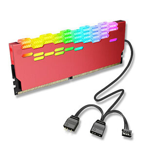 5V COOLMOON DIY ARGB RAM Heatsink Desktop Computer Memory Heat Spreader Cooler b