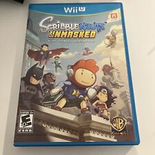 Scribblenauts Unmasked - (Wii U, 2012) *CIB* Great Condition* FREE SHIPPING!!!