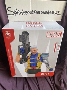 Gentle Giant Marvel CABLE resin Mini-Bust - Deadpool, X-Men,Liefeld 28/1000 NEW! - Picture 1 of 11