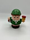 Fisher Price Little People Christmas Elf RED paint brush RARE replacement Helper