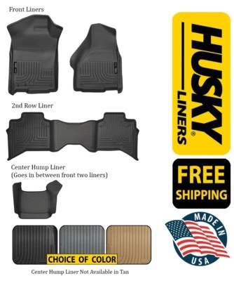 Husky Weatherbeater Dodge Ram 1500 Quad Cab - Choose Color And Liners - Image 1 of 4