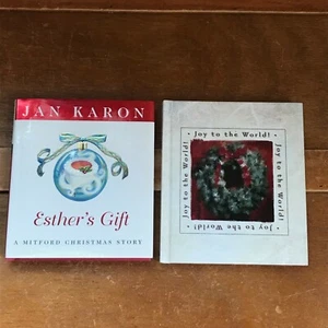 Lot of 2 Small Jan Karon Ester’s Gift & Reece Joy to the World 1st Printing Hard - Foto 1 di 9