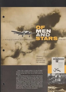 LOCKHEED OF MEN AND STARS HISTORICAL MAGAZINE-JUNE,OCTOBER, & NOVEMBER 1957 - Imagen 1 de 3