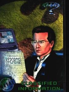1995 Fleer Metal Batman Forever DC Card #27 CLASSIFIED INFORMATION Val Kilmer - Picture 1 of 2