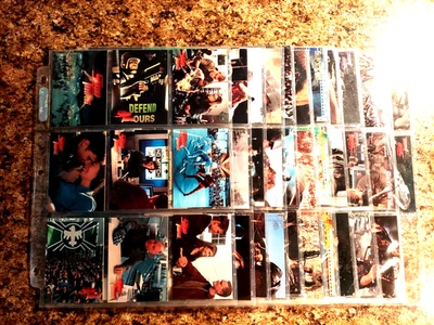 STARSHIP TROOPERS COMPLETE TRADING CARD SET - CHASE , GOLD , PROMO CARDS "READ" - Image 1 of 4